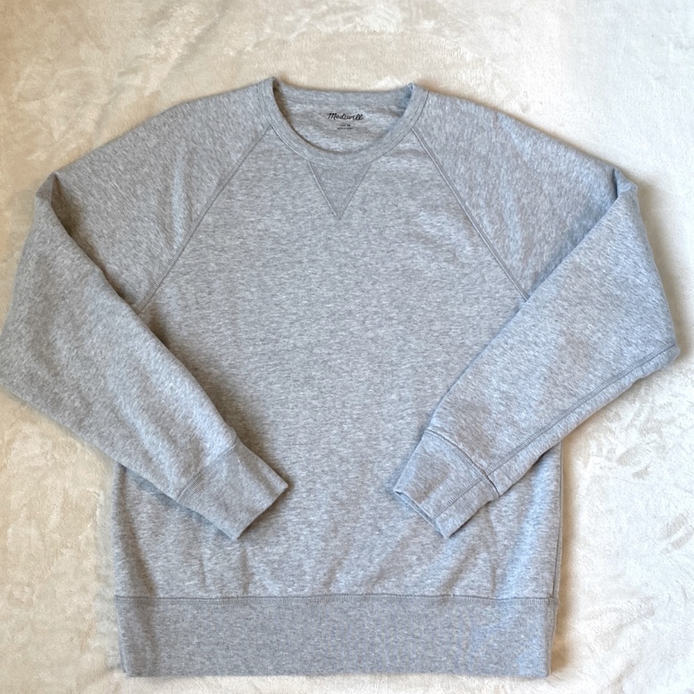 Madewell Gray Crewneck Sweater